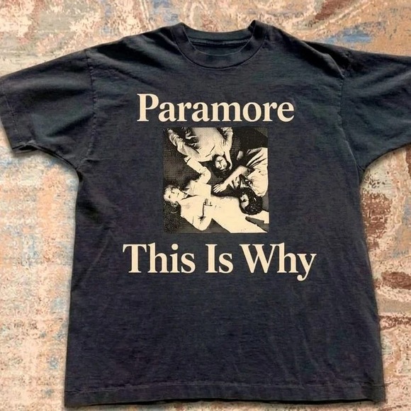 Gildan Tops - Gildan Paramore This Is Why Tee unisex  Black Excellent Band Graphic Tee